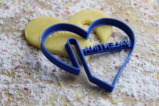 Ausstechform Tassenkeks Herz Personalisiert Insel Und Meer