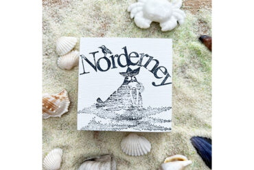 Holschild Norderney Robbe als maritime Dekoration